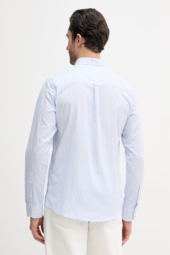 Odzież Aeronautica Militare koszula bawełniana CA1320UCT03532 niebieski