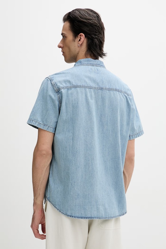 Odzież Guess Jeans koszula męska jeansowa M5GH09.D5NY1 niebieski