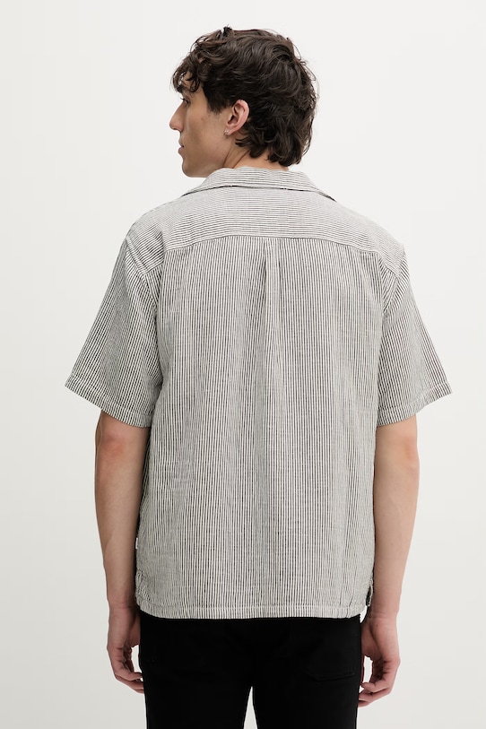 Odzież Guess Jeans koszula męska z dodatkiem lnu M6GHB6.WO551 szary