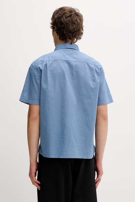 Ρούχα Guess Jeans Πουκάμισο ανδρικό βαμβακερό M6GH61.WN861 μπλε