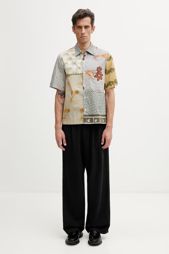 Paul Smith CASUAL FIT koszula bawełniana męska M1R.857Z.V02924 beżowy