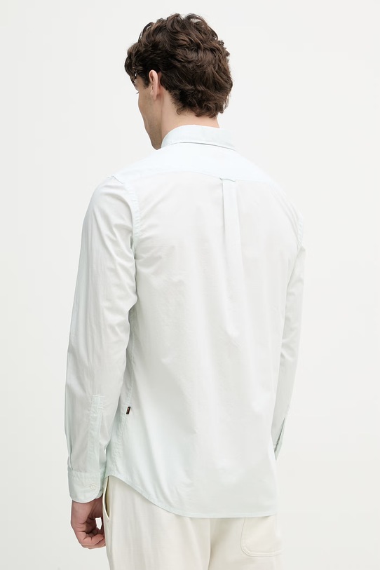 Odzież BOSS Orange koszula męska bawełniana 50559627 turkusowy