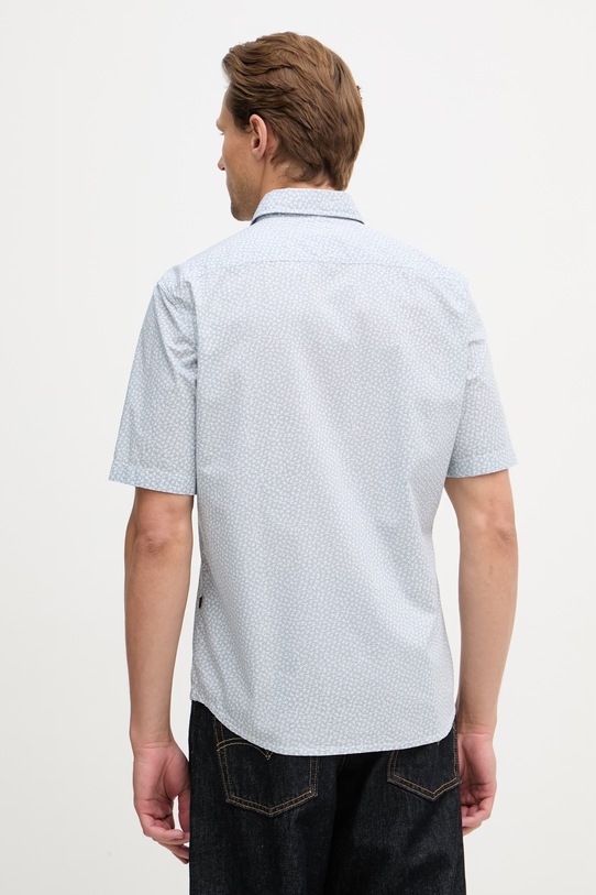 Odzież BOSS Orange koszula męska bawełniana 50559628 niebieski
