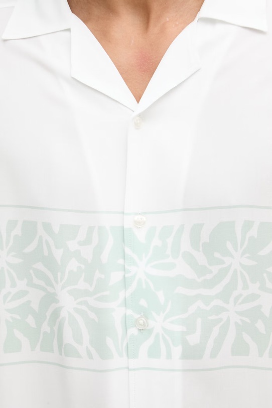 BOSS Orange koszula męska z wiskozy 50559633 beżowy