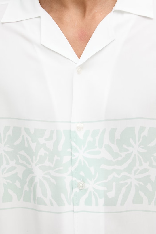 BOSS Orange koszula męska z wiskozy 50559633 beżowy