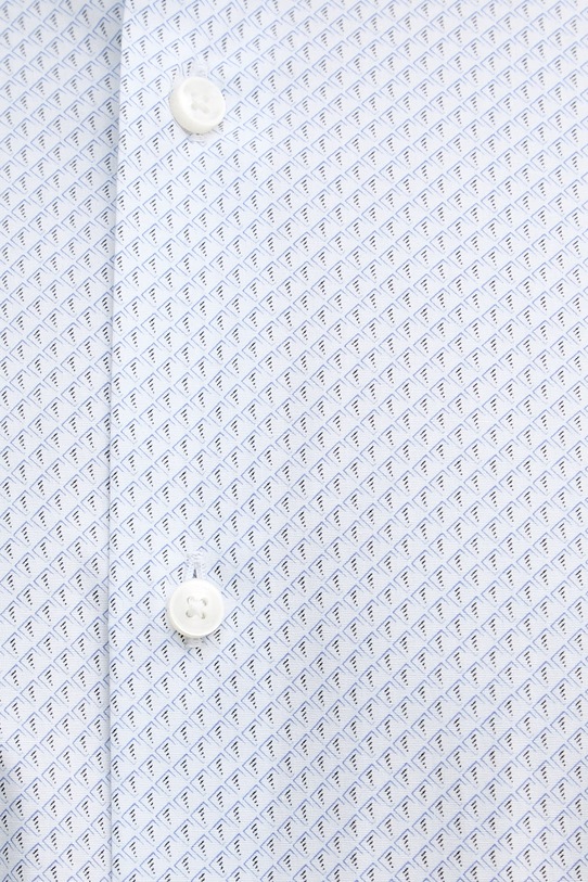 BOSS koszula męska bawełniana z elastanem JOE 50560577 niebieski