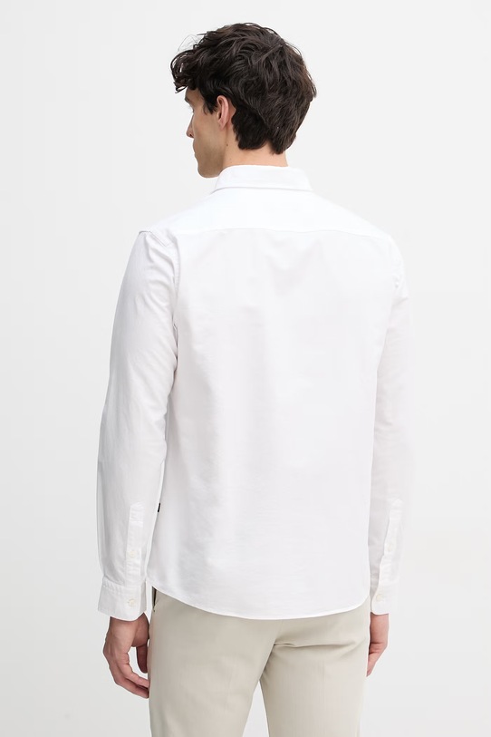 Odzież BOSS koszula oxford męska bawełniana ROAN 50555920 biały