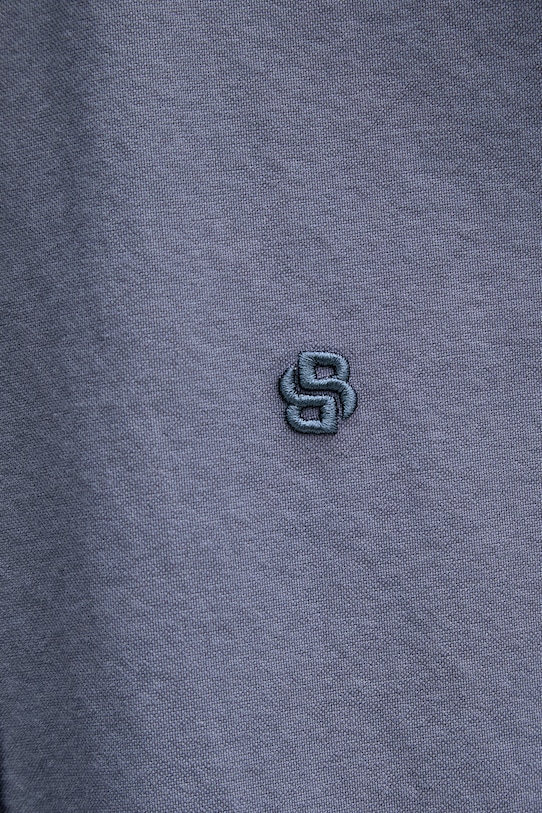 BOSS košeľa oxford pánska bavlnená ROAN 50555920 modrá