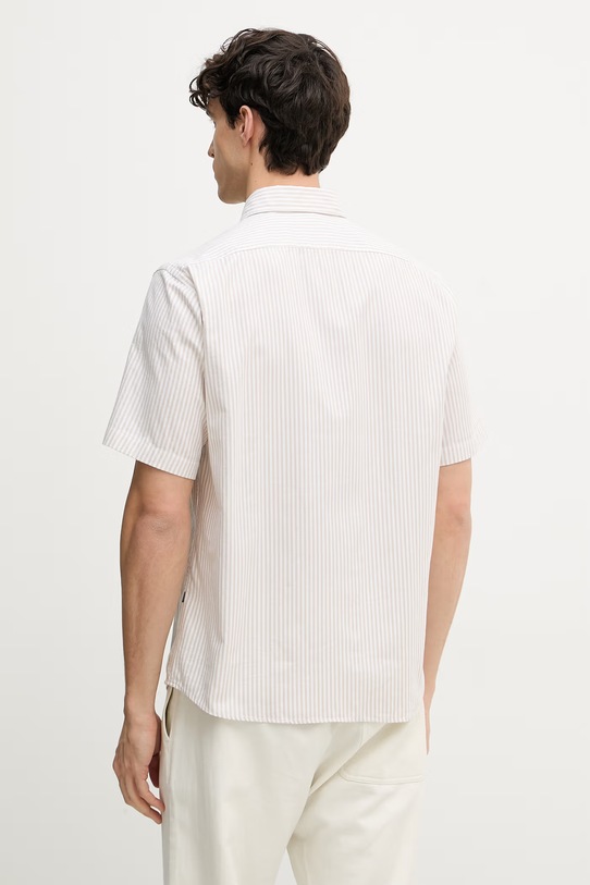 Odzież BOSS koszula męska bawełniana LIAM 50560399 beżowy