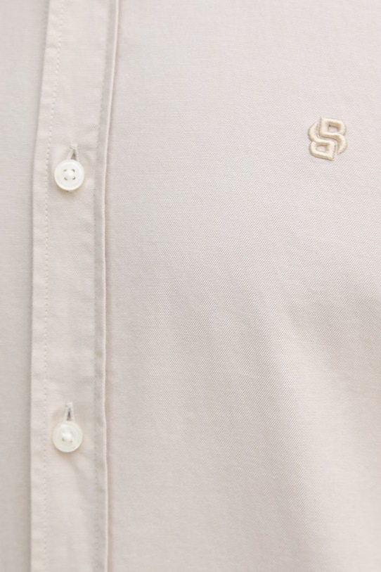 BOSS koszula męska bawełniana LIAM 50560404 beżowy