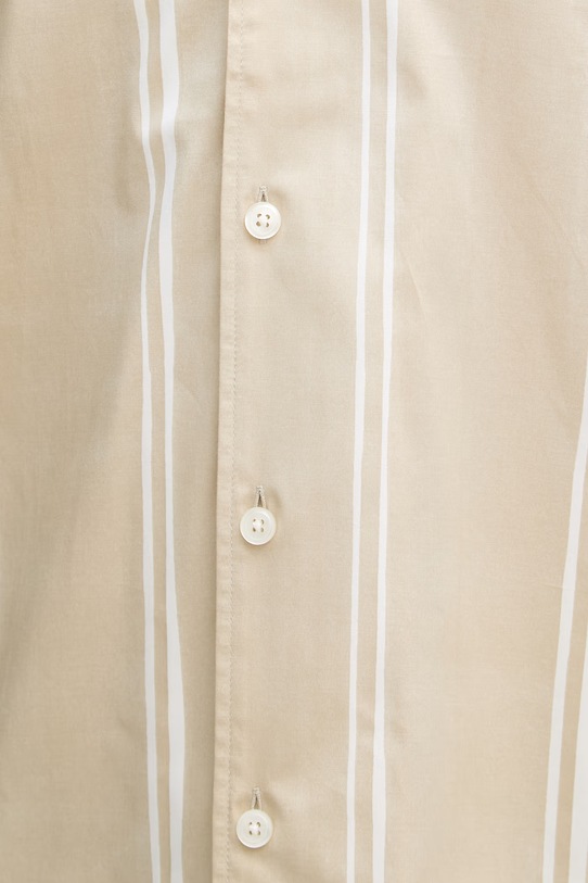 BOSS рубашка мужская из хлопка с эластаном LARS 50561415 бежевый