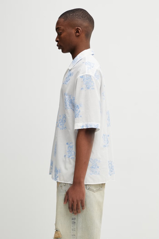 Kenzo koszula Shirt SC FG55CH1359EG biały SS26