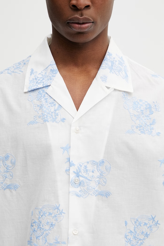 Kenzo koszula Shirt SC biały FG55CH1359EG