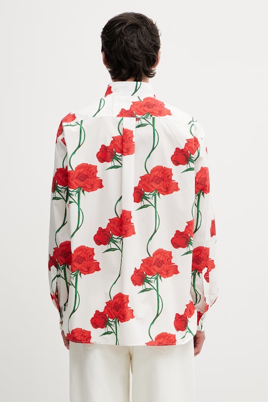 Odzież Kenzo Shirt LS koszula bawełniana damska FG55CH4249O2 beżowy