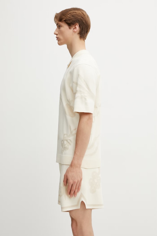 Filling Pieces Breaking Bread koszula z wiskozy męska 412671500303.214 beżowy SS26