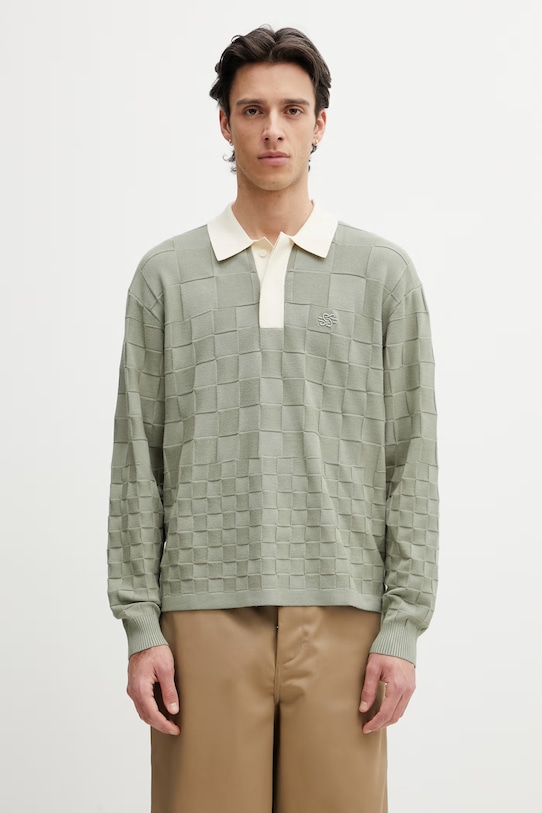 Filling Pieces Rugby svetr s viskózou dámský zelená 412675500243.302