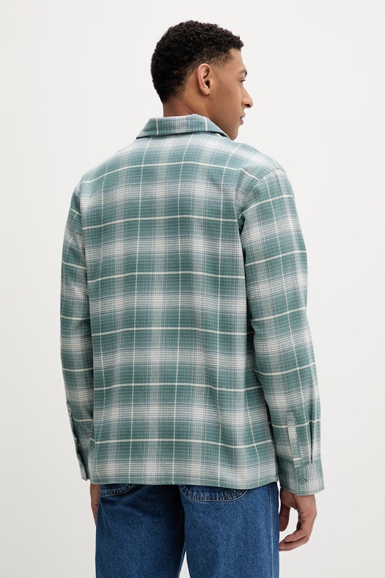 Odzież Dickies koszula bawełniana DK0A8653L371 turkusowy