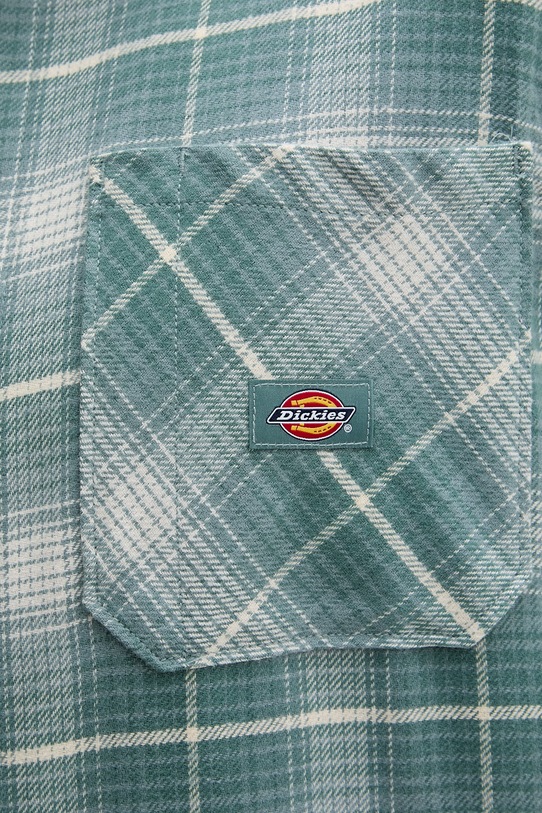 Dickies koszula bawełniana DK0A8653L371 turkusowy
