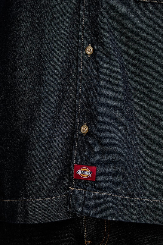 Dickies srajca moška iz denima DK0A88PHRIN1 mornarsko modra