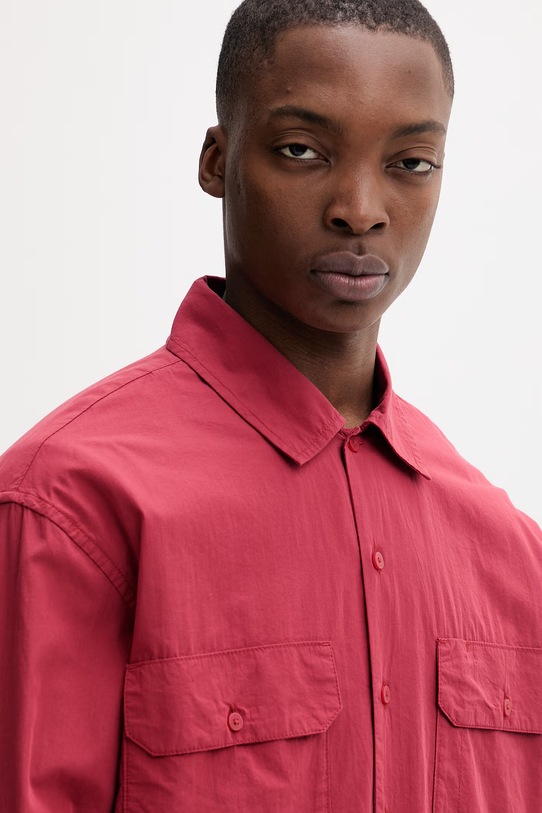 Dickies πουκάμισο Ανδρικό βαμβακερό κόκκινο DK0A885AL331