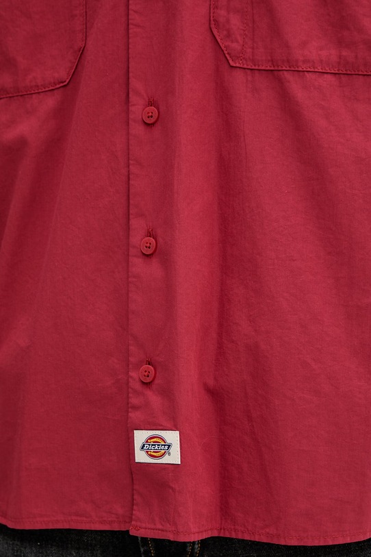 Dickies πουκάμισο Ανδρικό βαμβακερό DK0A885AL331 κόκκινο