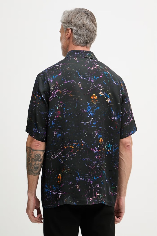 Одежда Armani Exchange рубашка для мужчин из вискозы XM002106.AF13235 чёрный