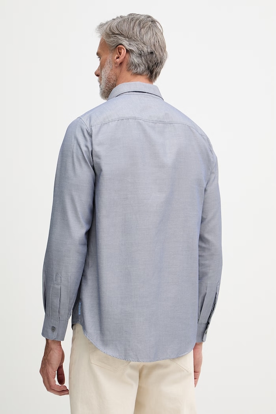 Odzież Armani Exchange koszula męska z bawełną XM002112.AF22548 niebieski