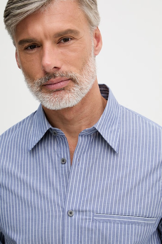 Armani Exchange Košeľa pánska bavlnená modrá XM002113.AF22549