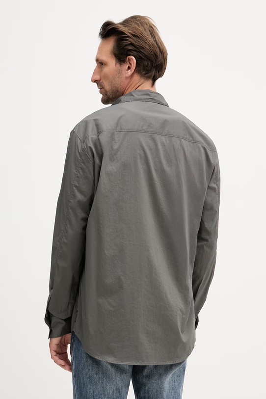 Oblečenie Armani Exchange košeľa pánska bavlnená XM002265.AF24533 zelená