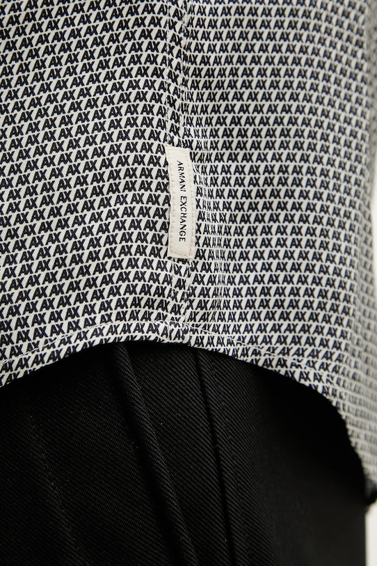 Armani Exchange koszula męska z wiskozy XM002280.AF13235 granatowy