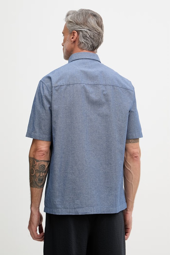 Дрехи Armani Exchange риза мъжка от памук XM002283.AF22712 син