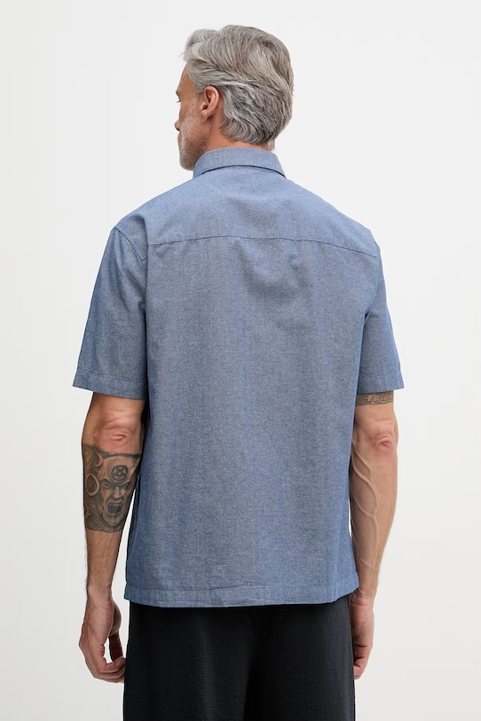 Дрехи Armani Exchange риза мъжка от памук XM002283.AF22712 син