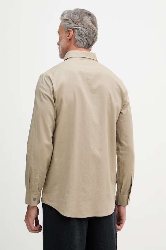 Îmbrăcăminte Armani Exchange cămașă pentru bărbați XM002290.AF22863 bej