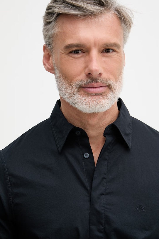 Armani Exchange koszula męska bawełniana granatowy XM002319.AF24533