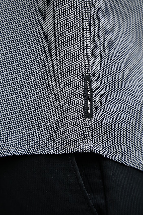 Armani Exchange koszula męska z wiskozy XM002320.AF13235 granatowy