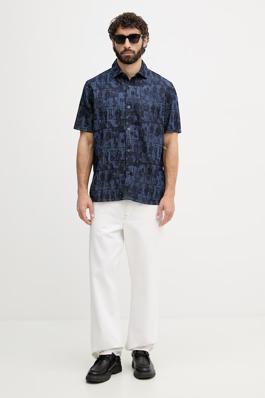 Armani Exchange košeľa pánska rifľová XM002809.AF24509 modrá SS26