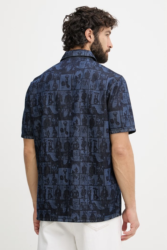 Oblečenie Armani Exchange košeľa pánska rifľová XM002809.AF24509 modrá