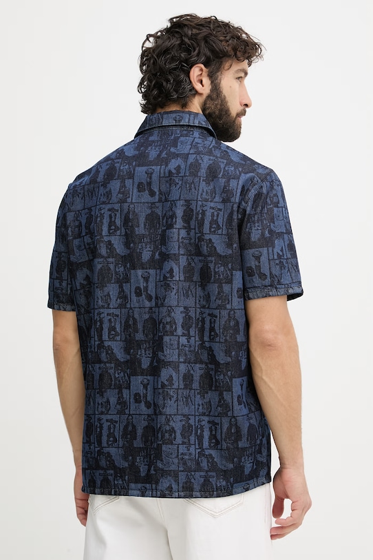 Oblečenie Armani Exchange košeľa pánska rifľová XM002809.AF24509 modrá