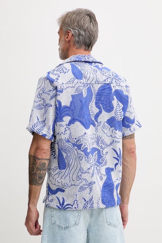 Odzież OAS koszula męska bawełniana 101001.2015 niebieski