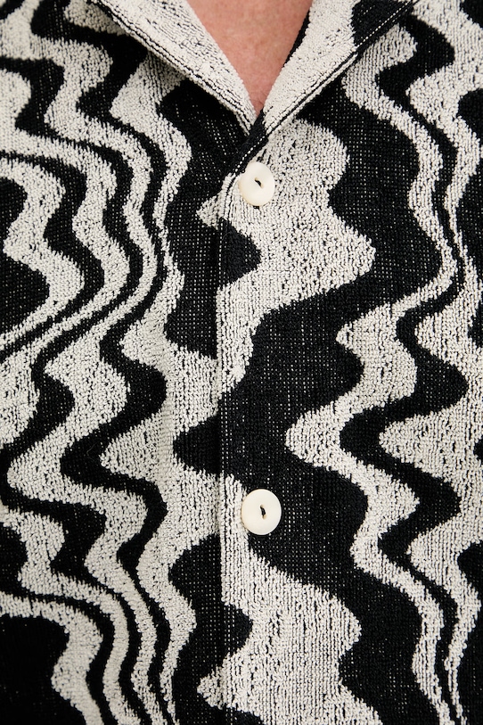 OAS koszula męska bawełniana 7003.109 czarny