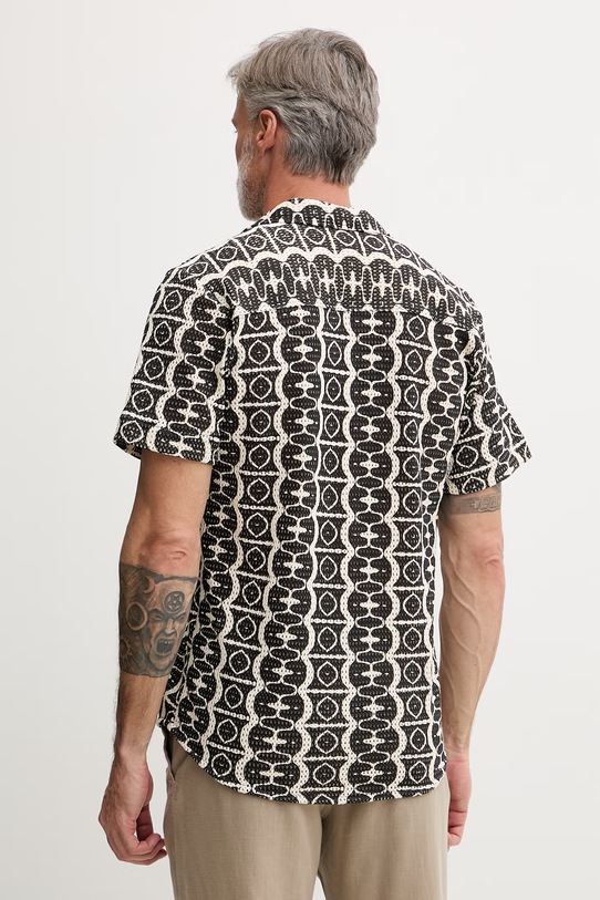 Odzież OAS koszula damska bawełniana 7014.03 czarny