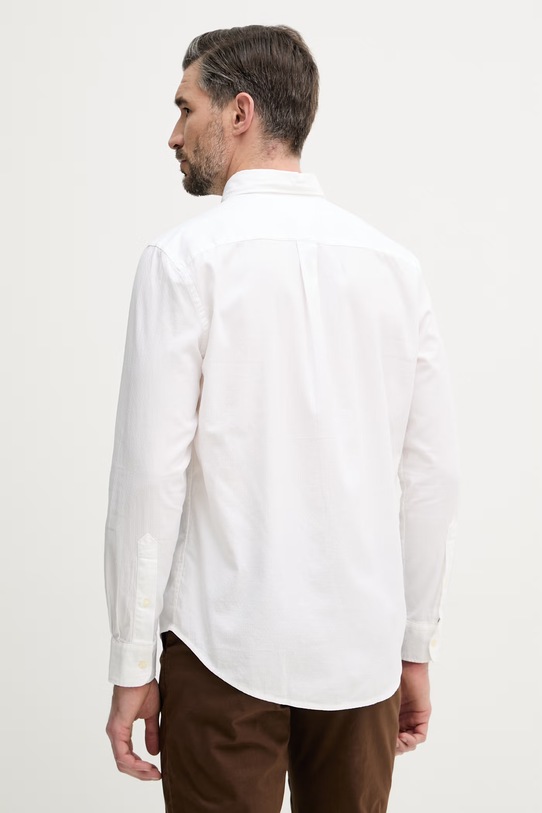 Odzież Tommy Hilfiger koszula męska bawełniana MW0MW42442 biały