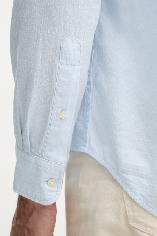 Tommy Hilfiger koszula męska bawełniana MW0MW42442 niebieski