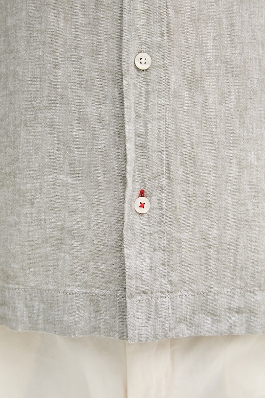 Joop! koszula męska z lnem 30102486 zielony