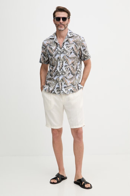 Joop! Koszula męska bawełniana 30102525 niebieski SS26