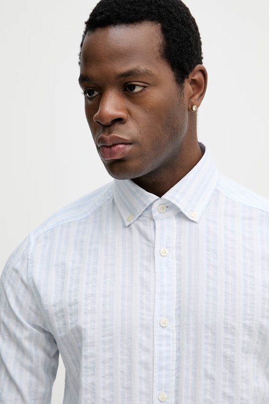 Bombažna srajca Joop! modra 30102530