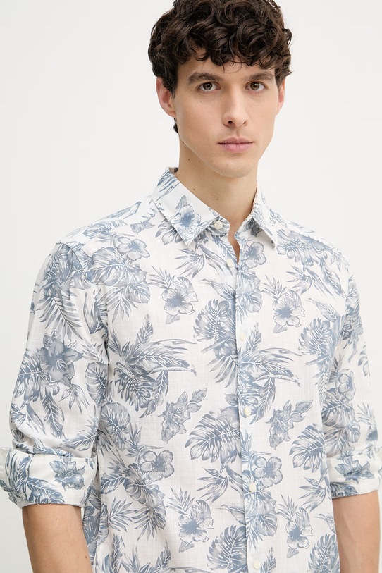 Joop! koszula męska bawełniana niebieski 30102536