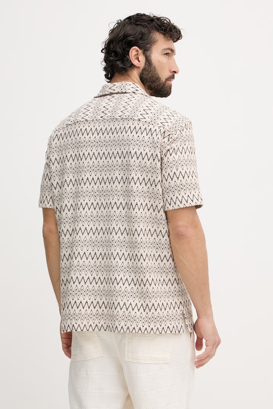 Odzież Joop! koszula męska z bawełną 30102538 beżowy