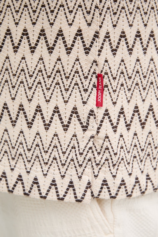 Joop! koszula męska z bawełną 30102538 beżowy