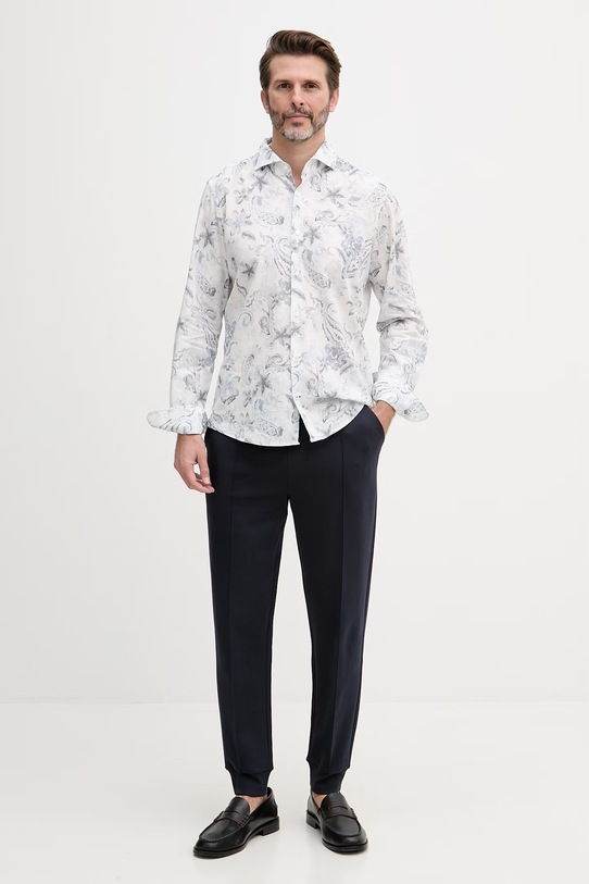 Joop! koszula męska z lnem 30102852 biały SS26